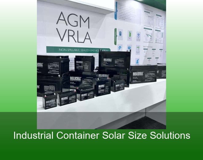 Industrial Container Solar Size Solutions